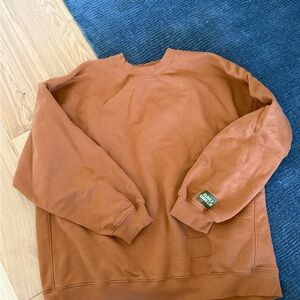 Daily Drills Oversized Fleece Crew Mousse XS/S